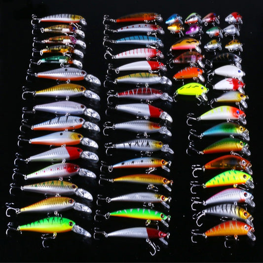 56 piece bait lure kit
