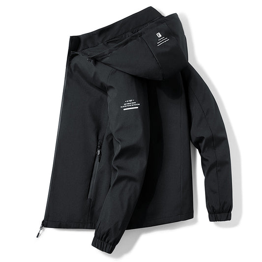 Removable Hat Outdoor Windbreaker For Men