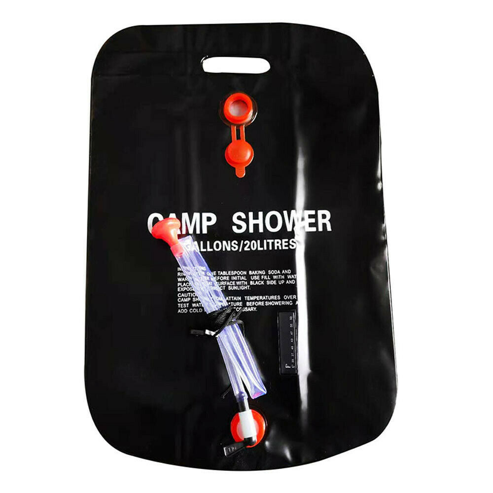 Portable Compact Solar Sun Heating Bath Bag Outdoor Travel