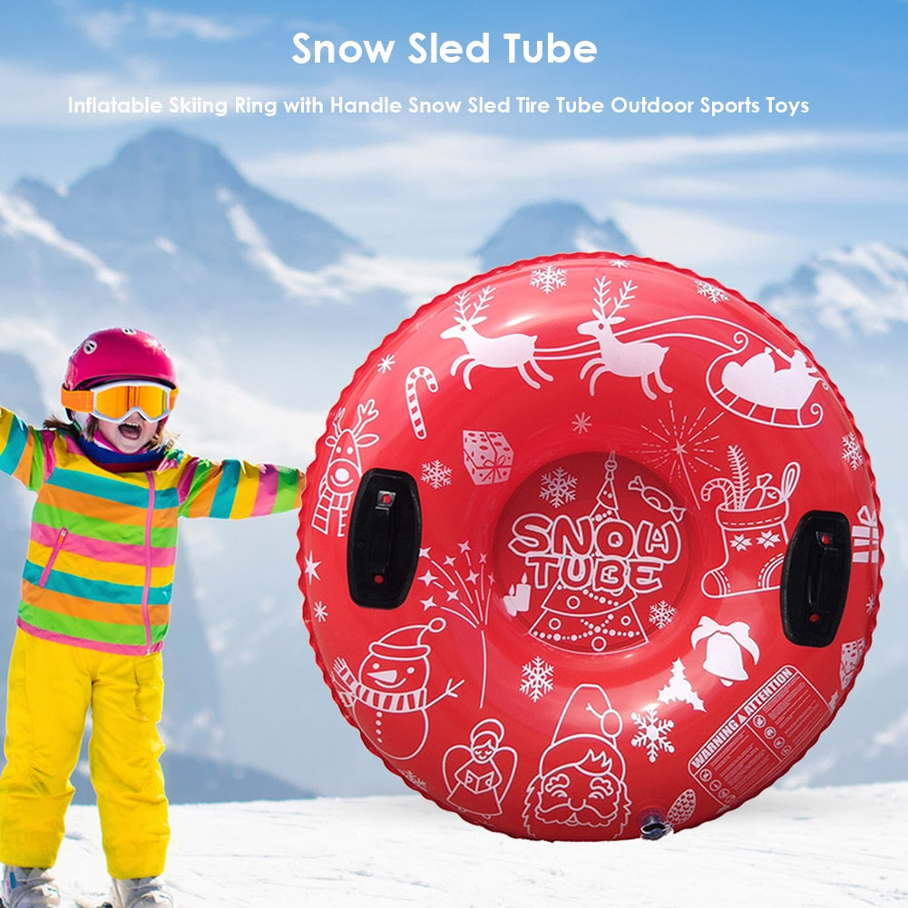 Snow Sled Tube Ski Circle