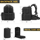 Tactical Range Backpack Bag, VOTAGOO Range Activity Bag For Handgun And Ammo, 3 Pistol Carrying Case For Hunting Shooting