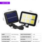 Split solar induction wall light