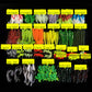 Weihe Lead Hook Bait Set 301 Pieces Of Bionic Bait, Fake Bait, Lure Bait, Soft Insect Bait