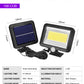 Split solar induction wall light