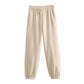 Women's  Lace-up Jogger Pants Suit