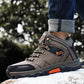 High-top plus velvet outdoor hiking shoes